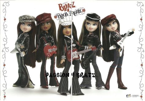 Rock Angels Bratz, Bratz Magazine, Bratz Doll Outfits, Art Performance, Pretty Princess, Doll Outfits, Bratz Doll, Pretty Dolls, Art Books