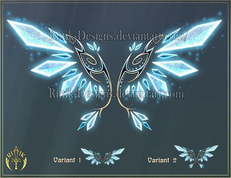 Magic Wings, Wings Drawing, Anime Jewelry, Wings Art, Fantasy Props, Anime Accessories, Wings Design, Fashion Design Drawings, Magic Art