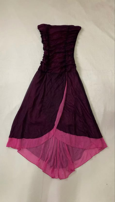 2000s Hoco Dress, 90s Homecoming Dresses, Vintage Hoco Dress, Purple Dress Aesthetic, Early 2000s Dresses, 2000s Dress, Bat Mitzvah Dresses, Ruffle Prom Dress, Y2k Dresses