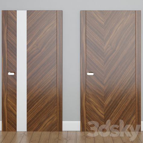 Flush Door, Door Tags, Flush Doors, Interior Doors, Modern Materials, In 3d, Wood Colors, Doors Interior, Room Divider