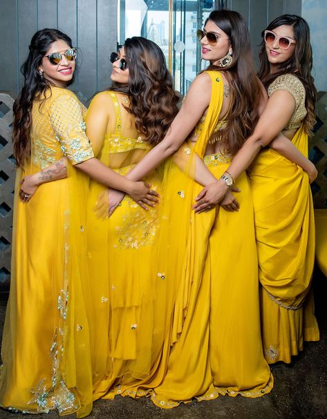 Zinnia Collection -  #Collection #Zinnia Haldi Poses With Friends, Best Friends Wedding Poses, Haldi Poses With Sister, Marriage Poses With Friends, Mehndi Function Photoshoot, Mehndi Poses Photography With Friends, Haldi Function Poses, Haldi Photography Ideas With Friends, Group Photos Indian