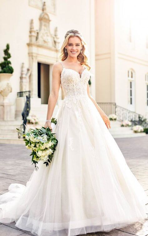 Sparkly Ballgown with Glitter Tulle - Stella York Wedding Dresses available at The Bridal Shoppe in St. Louis, MO 636 931 8464. Stella York Bridal, Stella York Wedding Dress, Ballgown Wedding Dresses, The White Room, Carpet Trends, Essense Of Australia, Ballgown Wedding, Wedding Dress Collection, Stella York