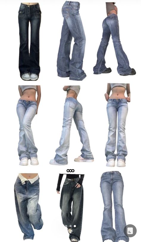 Flared Baggy Jeans, Baggy Flare Jeans Outfit, Flare Jeans Outfit Fall, Diy Flare Jeans, Baggy Flare Jeans, Baggy Aesthetic, Pretty Pants, Street Style Outfits Casual, Y2k Baggy Jeans