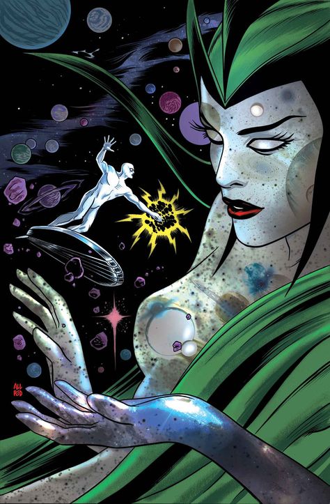 Queen of Nevers (Earth-616) | Marvel Database | FANDOM powered by Wikia Mike Allred, Silver Surfer Comic, Surfer Art, Bd Art, Character Graphic, Marvel Vs Dc, Silver Surfer, Comic Collection, Marvel Vs