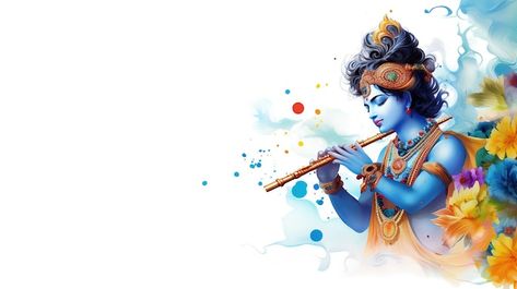 Krishna Banner, Krishna Background, About Lord Krishna, Krishna Hd Images, Free Green Screen Backgrounds, Presentation Background, Batman Christian Bale, Playing Flute, Ads Banner