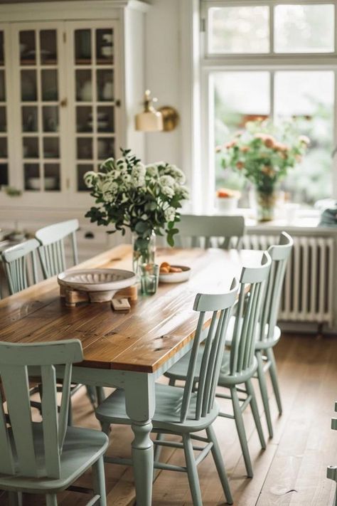 Farmhouse Dining Room Decor Ideas Unveiled Cozy Modern Farmhouse Dining Room, Casual Dining Room Ideas, Country Dining Room Ideas, Country Farmhouse Dining Room, Farmhouse Dining Table Decor, Farmhouse Dining Room Decor Ideas, Farmhouse Dining Room Decor, Farmhouse Dining Rooms, Country Dining Room