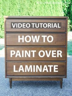 Painting Laminate Furniture, Painting Laminate, Laminate Furniture, Furniture Fix, Diy Furniture Renovation, Furniture Rehab, Furniture Repair, Painting Furniture Diy, Furniture Renovation