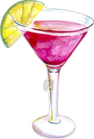 Alcoholic Drinks Clipart, Drinks Watercolor, Watercolor Cocktails, Drinks Clipart, Watercolor Alcohol, Classic Vodka Cocktails, Cocktails Clipart, Cosmopolitan Cocktail, Cocktails Sign