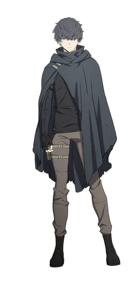 Cloak Drawing Character Design, Hoodie Character Design Male, Hero Outfit Ideas Drawing, Anime Wizard Art, Modern Mage Outfit, Wizard Robes Concept Art, Modern Knight Character Art, Wizard Clothes Character Design, Cape Concept Art