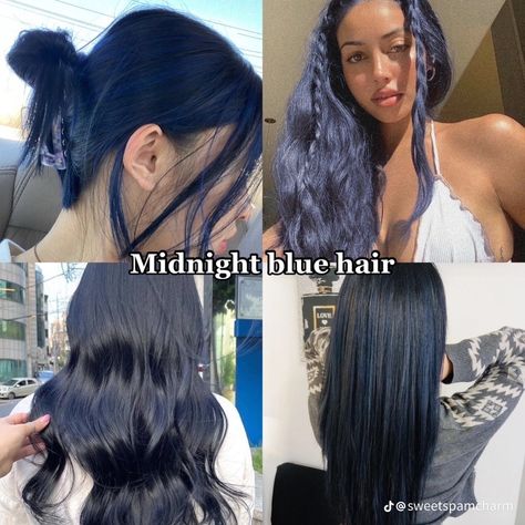 Extreme Haircut, Haircut Transformation, Midnight Blue Hair, Best Haircuts For Women, Before And After Hair, Hair Tint, Dyed Hair Inspiration, Hair Inspiration Short, Pretty Hair Color