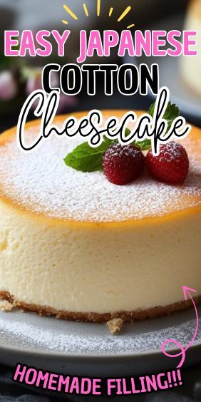 If you’ve been dreaming of a cheesecake that’s as light as a cloud and as delicious as it is fluffy, you’re in for a treat. This Easy Japanese Cotton Cheesecake… Japanese Cotton Cheesecake Recipe, Fluffy Cheesecake Recipe, Fluffy Japanese Cheesecake, Japanese Cheesecake Recipe, Jiggly Cheesecake, Japanese Cotton Cheesecake, Sweet Deserts, Light Cheesecake, Fluffy Cheesecake