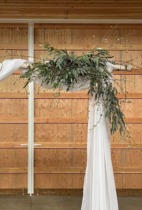 The diy spring wedding arbor is perfect for your outdoor ceremony. See how easy it is to make and how much money you’ll save!

Put your own personal spin on a traditional wedding arbor with this simple DIY! Decorated Arbor For Wedding, Simple Wedding Arbor Diy, Wedding Arbor Ideas Greenery, Diy Wedding Arch Greenery, Diy Arbour Flowers, Farm Wedding Arbor, Wedding Arbour Greenery, Floral Arbour Wedding, Diy Arbour Wedding