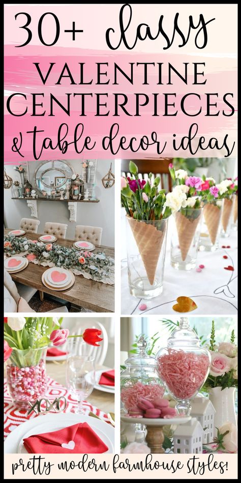 Dining Room Valentine Decor, Valentines Day Place Setting, Table Decorations For Valentines Day, Valentines Decorations For Home Table, Valentines Day Banquet Church Table Decorations, Valentine Party Table Decorations, Valentines Table Decor Ideas, Valentine Day Tablescapes, Simple Valentine Table Decor