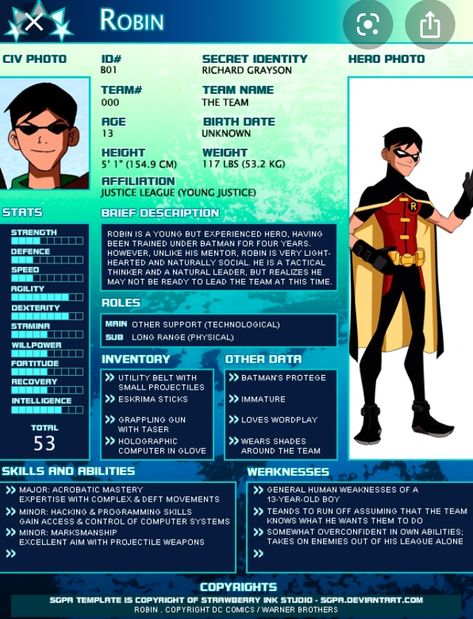 Young Justice Characters, Exercise Without Weights, Young Justice Robin, Young Justice League, Miss Martian, Kid Flash, Univers Dc, Dc Memes, Batman Family