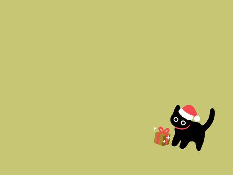 Cute Christmas Banner Discord, Christmas Cat Wallpaper Laptop, Laptop Christmas Wallpaper, Classroom Screen, Tablet Background, Keyboard Wallpaper, Animated Cats, Wallpaper Happy, Cat Phone Wallpaper