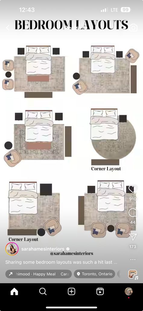 L Shape Bedroom Ideas, L Shape Bedroom, L Shape Bedroom Ideas Layout, 12x14 Bedroom Layout, Bedroom Ideas Layout, Layout Bedroom, Guest Bedroom Ideas, Bedroom Layout, Bohemian Bedroom Decor