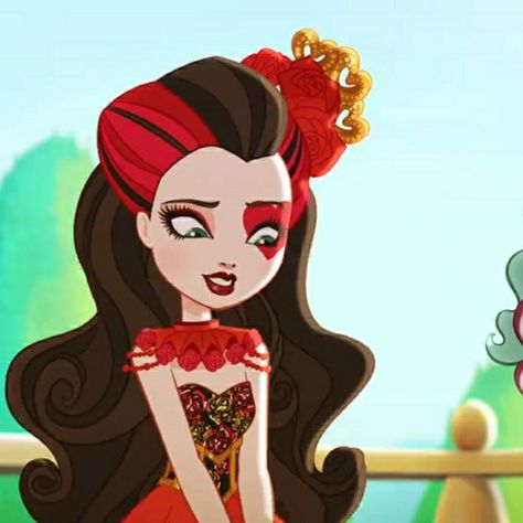 Lizzie Hearts Costume, Lizzie Hearts Fanart, Lizzie Hearts Outfit, Lizzie Hearts Icon, Ever After High Lizzie Hearts, Lizzy Hearts, Daring Charming, Red Characters, Queen Of Hearts Halloween