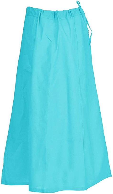 Indian Trendy Sari Petticoat Cotton Stitched Adjustable Waist Saree Underskirt Lining Skirt (One Size (Waist: 26" - 42" || Length: 38"), Aqua) at Amazon Women’s Clothing store Mansfield Park, Dodger Blue, Black Beaded Jewelry, Organza Saree, Medium Purple, Amazon Women, Petticoat, Light Yellow, Black Beads