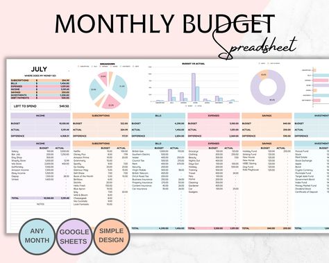 Budget Planner Ideas Saving Money in 2024 | Budget planner template, Budget planner, Budget spreadsheet template Spreadsheet For Bills Budget Planner, Budget Tracker Google Sheets, Budgeting Finances Google Sheets, Budgeting Finances Spreadsheet, Spreadsheet Design Ideas, Google Spreadsheet Template, Budget Spreadsheet Template Free, Couples Budget Template, Google Sheets Budget Template Free