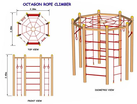 Rocks Backyard, Diy Outdoor Playset, Basement Playground, Kids Climbing Wall, Garden Ideas For Kids, Enclosed Deck, Simple Garden Ideas, Climbing Structure, Backyard Playset