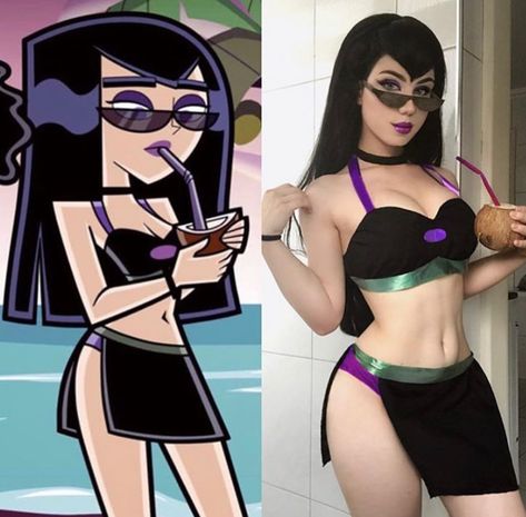 Danny Phantom Sam, Velma Cosplay, Hot Costume, Female Cartoon Characters, One Piece Cosplay, Jessica Nigri, Female Cartoon, Danny Phantom, Cute Cosplay