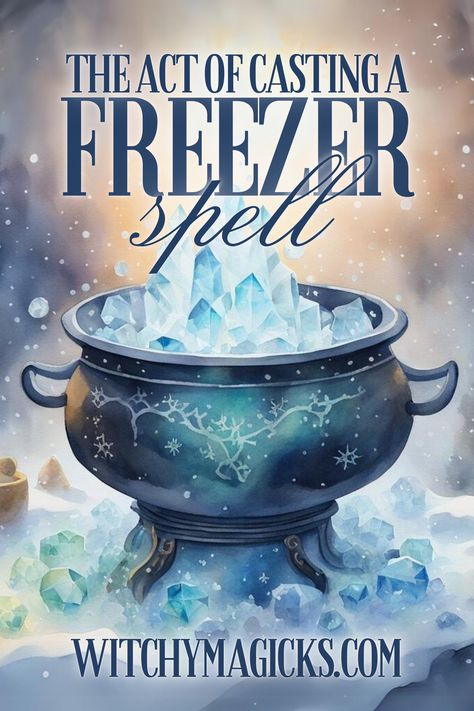 Learn the mystical technique of casting a freezer spell with our guide! Explore the art of harnessing energy to bind negative influences and promote harmony. From gathering ingredients to performing the ritual, discover how to create a magical barrier against unwanted energies. Let's embark on a journey of protection and empowerment as we master the art of freezer spells.   #FreezerSpell #BindingNegativity #Harmony #Protection #MagicTechniques #Empowerment #Spell #Spellcraft #WitchyMagicks How To Cast A Spell, Freezer Spell For Enemy, Witchy Hobbies, Banishing Powder, Empowerment Spell, Magical Barrier, Freezer Spell, Binding Spells, Binding Spell