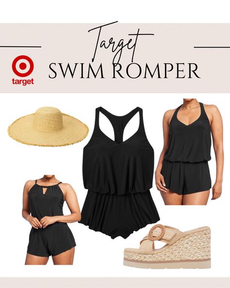 Add this swim romper from Target to your summer wardobe! Shop on LTK @JennyReimold #summer #summer2023 #summerstyle #swimsuit #blackswimwear #blackswimsuit #targetstyle #swimromper #swimsuitcoverups #summeroutfit #swim Swim Romper Bathing Suits, Swim Romper, Target Swim, Target Clothes, Target Style, Black Swimwear, Swimsuit Cover Ups, Black Swimsuit, Womens Swim