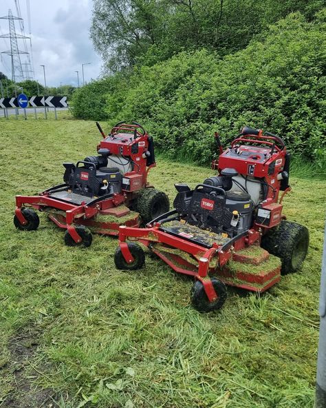 🌿🚜 Serious Ground Maintenance Requires Serious Equipment! 🌿🚜 Today, we’re showcasing our commitment to pristine grounds and flawless landscaping! Whether it’s maintaining vast green spaces or sculpting perfect garden details, we count on our heavy-duty equipment to ensure every inch is in peak condition. 🌳✂️ Our fleet of mowers, tractors, and specialized tools are not just tools; they're the backbone of our promise to deliver excellence. With precision and power, no task is too big or too s... Landscape Maintenance Schedule, Hydro Seeding Lawn, Ground Support Equipment, Antique Farm Equipment Landscape, Landscaping Equipment, Thresher Farm Equipment, Perfect Garden, Green Space, Green