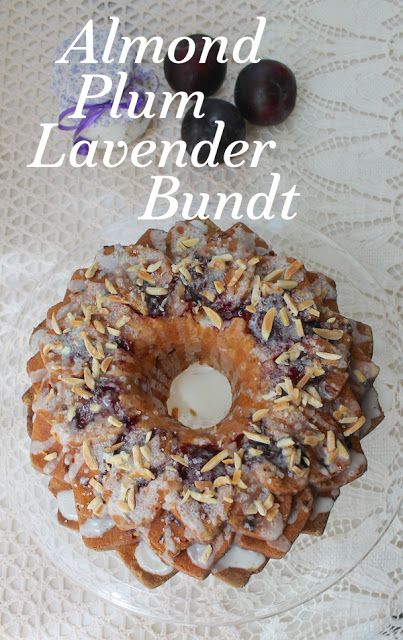 Buttery Pound Cake, Summer Lavender, Almond Desserts, Bundt Recipes, Bundt Cakes Recipes, Ground Almonds, Fruit In Season, Yummy Sweets, Fruit Cake