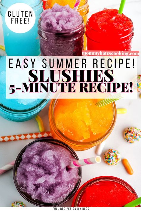 Make these EASY Sonic Slushies in minutes, this homemade slushie recipe will help you discover a variety of slushie flavors! Easy Slushies, Best Slushie Recipe, Easy Slushie Recipe, Homemade Slushie, Homemade Slushy, Homemade Slushy Recipes, Slushie Syrup Recipe, Diy Slushies, Pickle Slushy Recipe