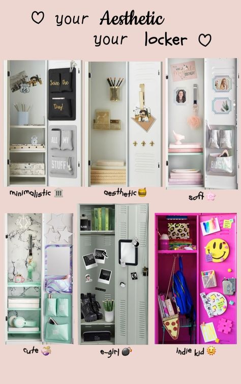 Astetic Locker Ideas, Locker Ideas Half Locker, Cute Locker Inspiration, Locker Layout Ideas, Country Locker Ideas, Preppy Locker Inspo School, Locker Inspo School Decorations, Locker Inspo Aesthetic High School, Middle School Locker Ideas Preppy