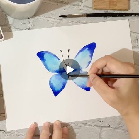 Michelle Gonzalez on Instagram: "Calling kids ages 5-10 years of age who loves to paint with watercolors! Join us this Saturday, July 17, 2-3 pm for a watercolor live demo featuring garden insects 🐝 🦋🐝 Together with @bethrobles of @playcraftsph and @ninathidalgo, I will be painting this butterfly! If you want more painting fun, enroll in our Zoom online class on Aug 1, 2-3 pm for only P350. You may also subscribe for monthly, quarterly, or yearly. Register here : https://tinyurl.com/WCASubscription Prepare your materials: pencil, eraser, watercolor paper, watercolors, brushes See you 🤗💖😘 #WCAkids #wcaturns1 #artforkids #artistkids #watercolorforkids" Butterfly Watercolor Painting Easy, How To Paint A Butterfly, Paint With Watercolors, Watercolor Painting Easy, Color Projects, Watercolor Botanicals, Zoom Online, Butterfly Tutorial, Watercolor Butterfly