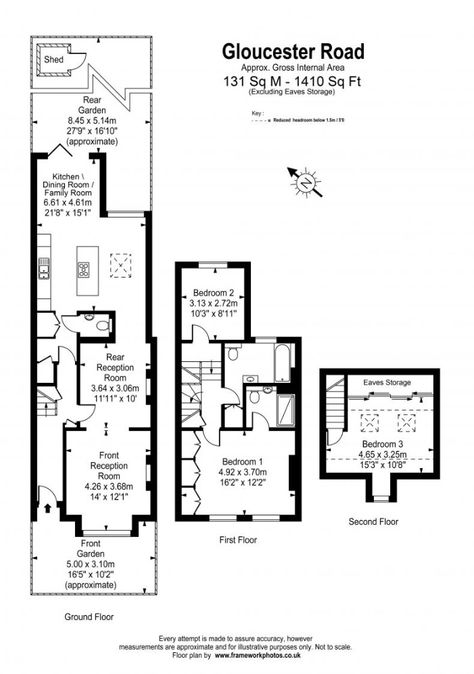 Victorian terrace Victorian House Floor Plans, Terrace House Extension, Vintage Floorplans, Deck Terrace, London Homes, Terrace Houses, Victorian Terraced House, Side Return Extension, House Extension Plans