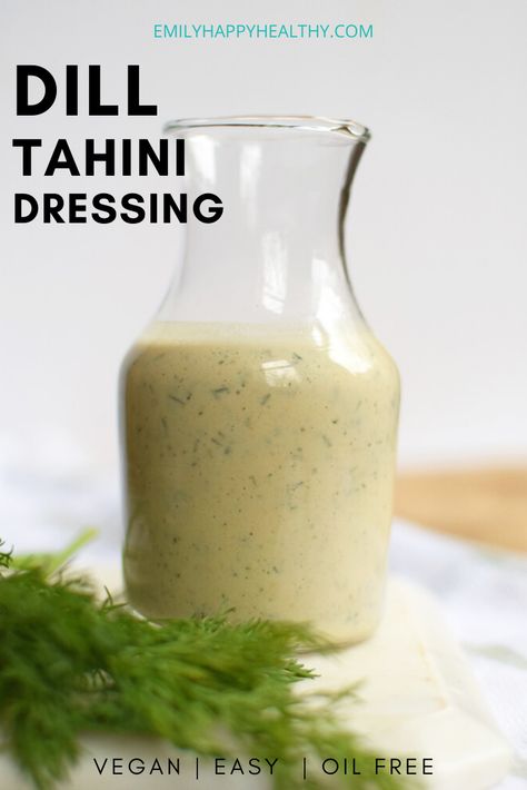 Tahini Salad, Tahini Salad Dressing, Low Histamine Foods, Healthy Dressing, Dill Dressing, Vegan Salad Dressing, Spring Veggies, Fibro Fog, Spring Dishes