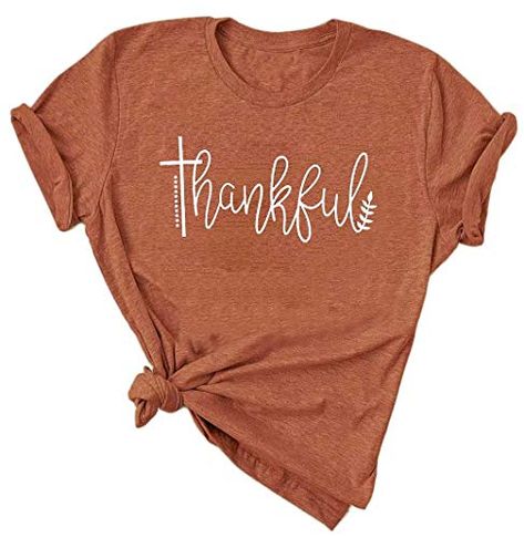 jC 🦄's Amazon Page Thanksgiving Tshirts, Thanksgiving Shirts For Women, Tshirts Women, Blessed Shirt, Thankful Shirt, Short Sleeve Shirt Women, Concert Shirts, Thanksgiving Shirts, Christian Shirts