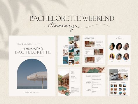 The perfect beach bachy getaway ! Bachelorette itinerary filled with theme planner & daily itinerary Welcome To Vegas Sign, Hens Weekend, Weekend Planner, Bachelorette Party Invite, Bachelorette Weekend Invitations, Las Vegas Bachelorette, Bachelorette Itinerary, Hen Weekend, Customized Bridesmaid Gifts