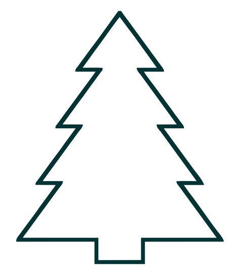 Christmas Tree Stencil to Print Winter Tree Template Free Printable, Christmas Tree Silhouette Templates, Christmas Tree Cutout Template, Christmas Tree Print Out, Diy 2d Christmas Tree, Wooden Christmas Tree Pattern, Christmas Tree Printables Free Templates, Pine Tree Pattern, Free Printable Christmas Tree Template