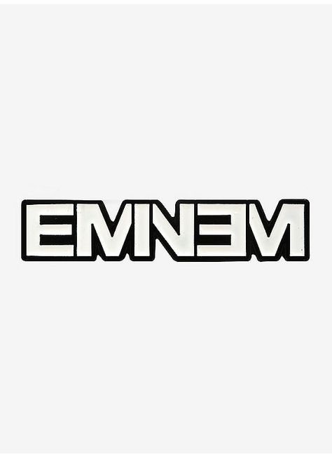 Hot Topic : Eminem Logo Enamel Pin Eminem Logo, Eminem Tattoo, Eminem Drawing, Real Slim Shady, Eminem Poster, Rapper Merch, Pins Enamel, Eminem Quotes, Hip Hop Clothing