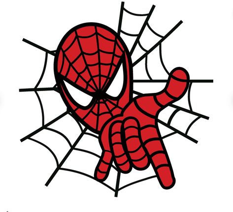 Spiderman Clipart, Spider Man Web, Spiderman Web, Spiderman Shirt, Spiderman Theme, Spiderman Kids, Disney Drawings Sketches, Spiderman Birthday, Cartoon Painting