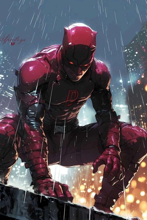 Daredevil Artwork, Daredevil Art, Daredevil Comic, Marvel Superheroes Art, Marvel Daredevil, Marvel Characters Art, Marvel Artwork, Arte Dc Comics, Marvel Fan Art