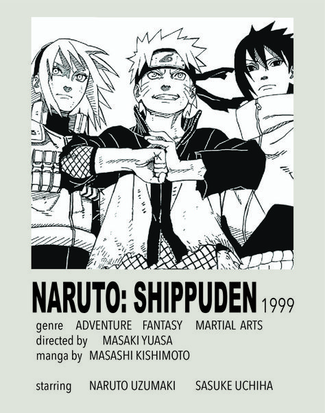 Naruto Polaroid Poster, Naruto Polaroid, Naruto Poster Wall Decor, Show Polaroid Poster, Naruto Poster, Poster Polaroid, Anime Prints, Minimalist Anime, Naruto Painting