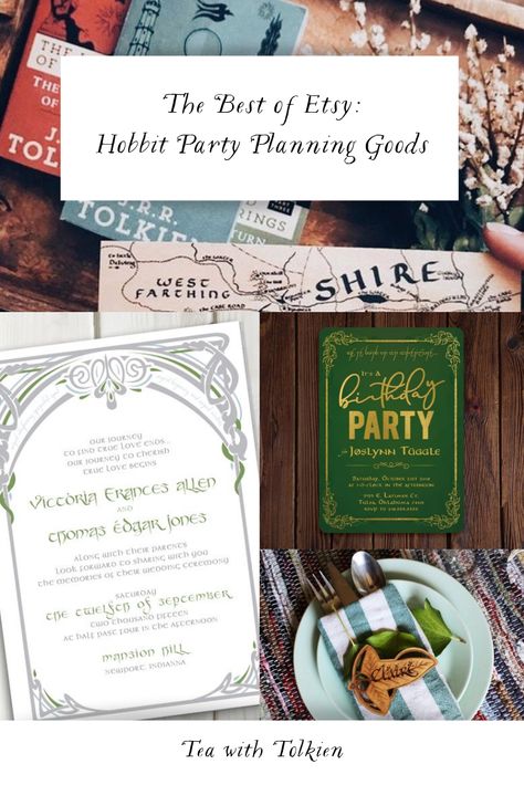 Hobbit Invitations, Hobbit Party Invitations, Hobbit Party Favors, Hobbit Coming Of Age Party, Hobbit Party Decorations, Hobbit Themed Party, Coming Of Age Party, Hobbit Birthday Party, Hobbit Birthday