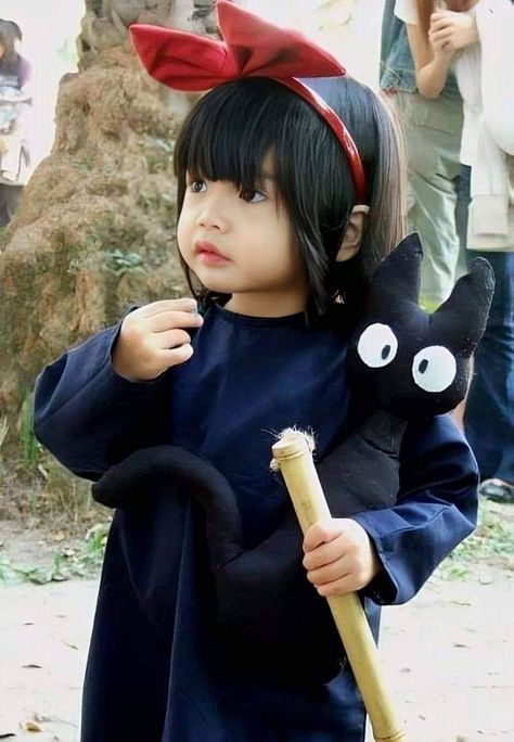 Kiki's Delivery Service Cosplay, Kiki Cosplay, Deku Cosplay, Baby Cosplay, Hallowen Costume, Kiki Delivery, Kiki's Delivery Service, Girls Dress Up, Cowboy Bebop