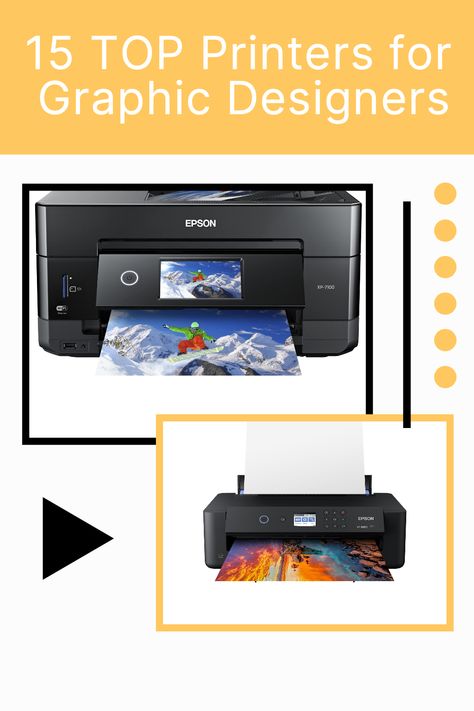 If you're looking for the perfect printer for graphic designers work, or even for your own designs, we've compiled a list of the top 15 printers for print perfection... Cricut Art, Shipping Label Printer, Ge Refrigerator, Procreate Art, Procreate Tutorial, Digital Portrait Art, Photo Journal, Craft Tutorial, Instant Camera