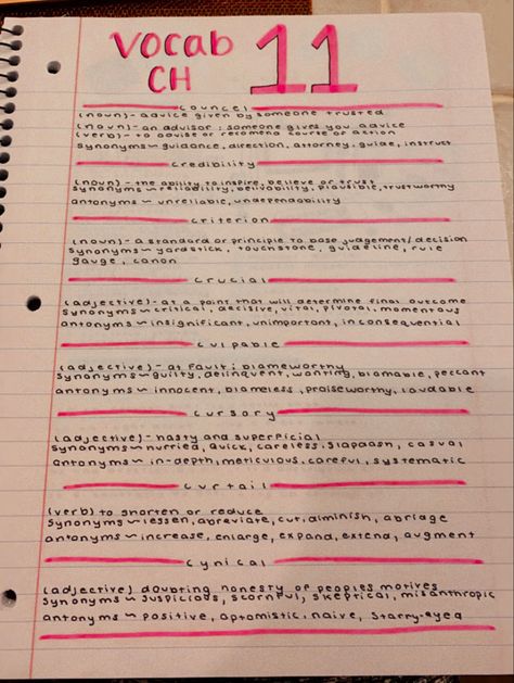 English vocabulary aesthetic notes Vocabulary Words Aesthetic Notes, Vocabulary Notes Ideas Aesthetic, Vocabulary Asthetic Notes, How To Take Vocabulary Notes, Vocabulary Aesthetic Notes, Cute Vocabulary Notes, Notes Aesthetic Vocabulary, Vocabulary Journal Ideas, Vocab Notes Aesthetic