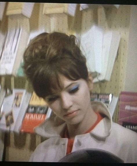 Vintage Hair And Makeup, French New Wave, Anna Karina, Vintage Hair, Hair And Makeup, New Wave, A Woman, Makeup, Hair