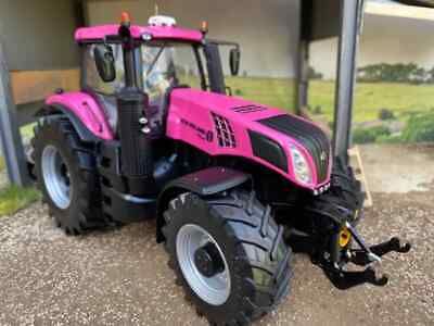 (eBay) Marge Models New Holland T8 Pink themed Tractor Conversion 1:32 scale Pink Tractor, Christmas Candy Gifts, Lego Truck, Green Tractors, New Holland Tractor, New Holland, Candy Gifts, Christmas Candy, Preston