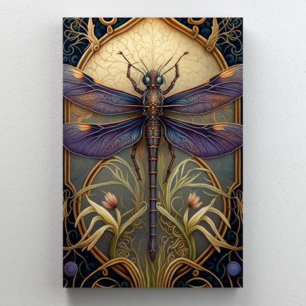 Insects Theme, Dragonfly Art, Irises, Canvas Home, Paint Set, Trademark Fine Art, Diy Painting, Art Canvas, Painting Prints