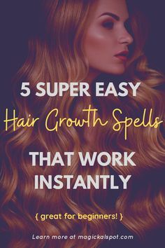 Many friends of mine have issues with hair growth, so I decided to answer all of their questions in one article. Hopefully, you’ll find these Hair Growth Spells as much effective as they do. Spell For Hair Growth, Spells For Hair Growth, Hair Growth Spells, Hair Magick Witchcraft, Hair Growth Spell, Glamour Witchcraft, Growth Spell, La Madama, Glamour Magick