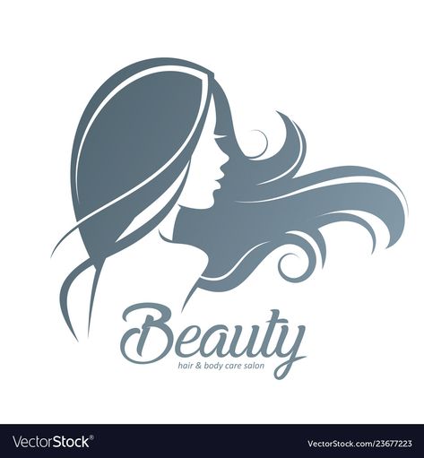 Hair Beauty Logo Design, Hairstyles Logo Design, Hair Salon Logo Design Creative, Hair Icon Logo, Hair And Beauty Logo Design, Beauty Parlour Logo Design Ideas, Hairstyle Logo, Beauty Parlour Logo, Hair Salon Logos Graphics Ideas